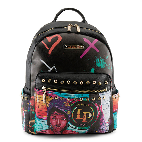 La Philipe – THE WALL ART – Black – Backpack
