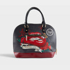 La Philipe – RED LIPS – Black – Handbag