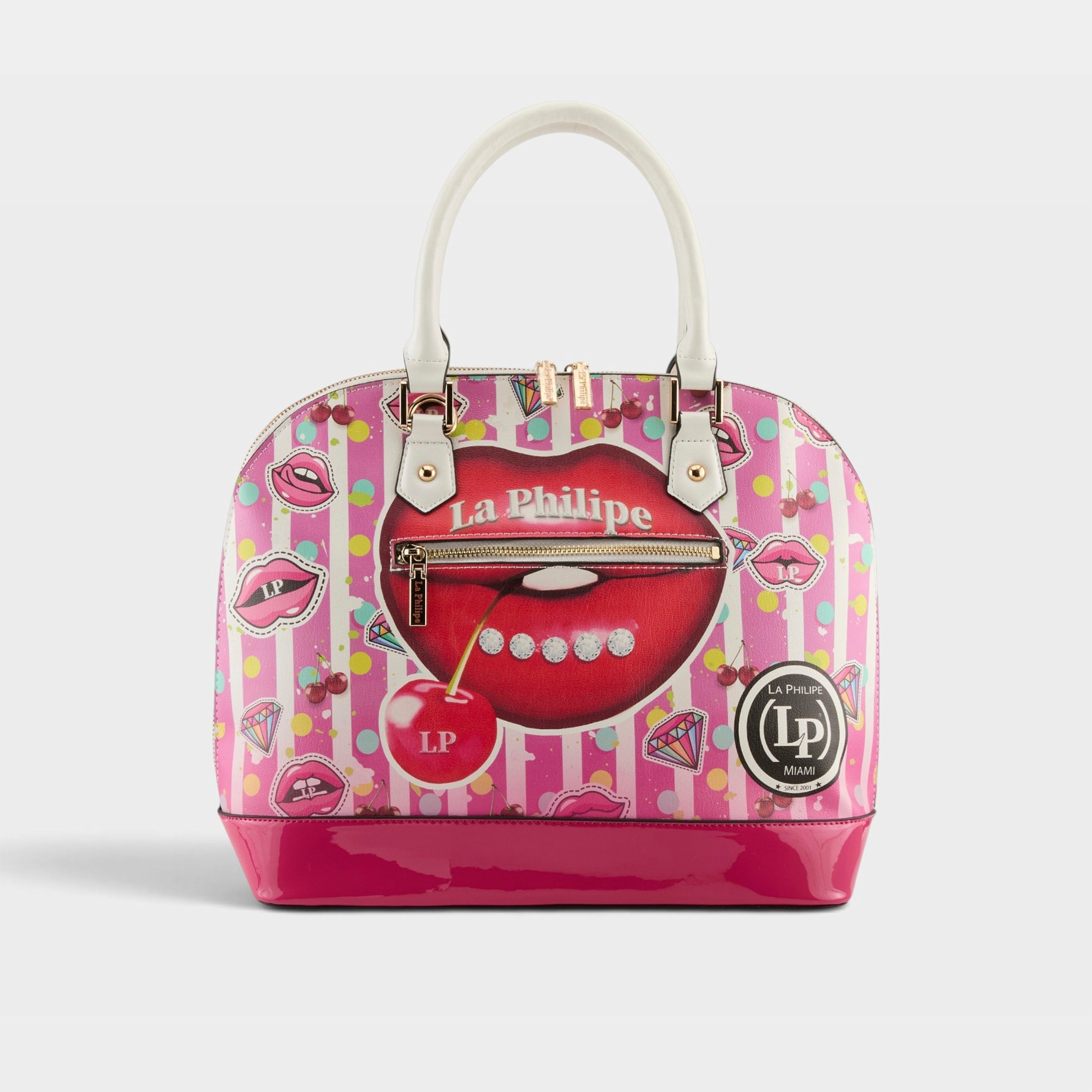 La Philipe – JUICY LIPS – White – Handbag