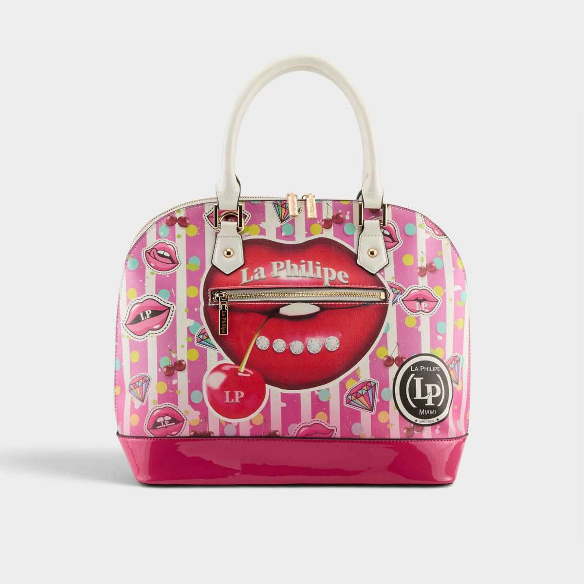 La Philipe – JUICY LIPS – White – Handbag
