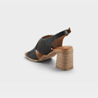 Spring Step Luanca Black Sandal