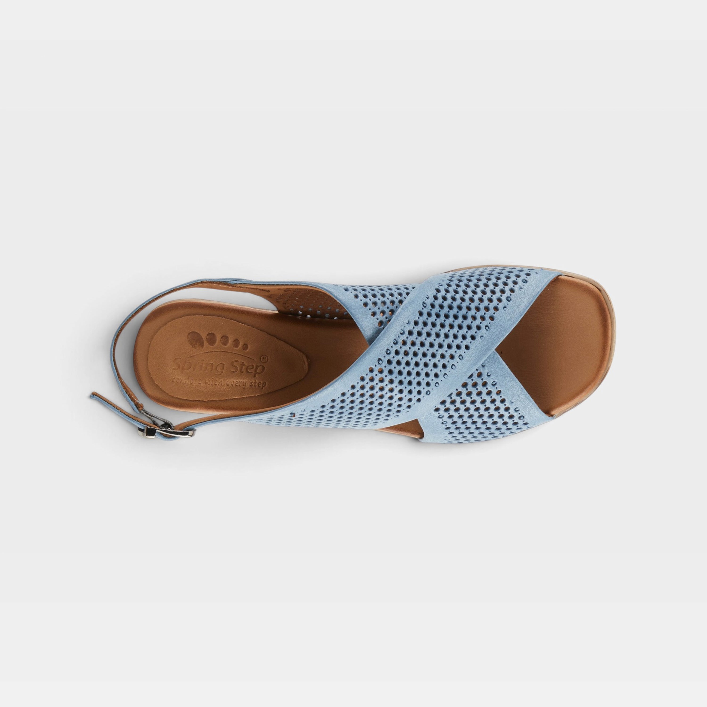 Spring Step Luanca Blue Sandal