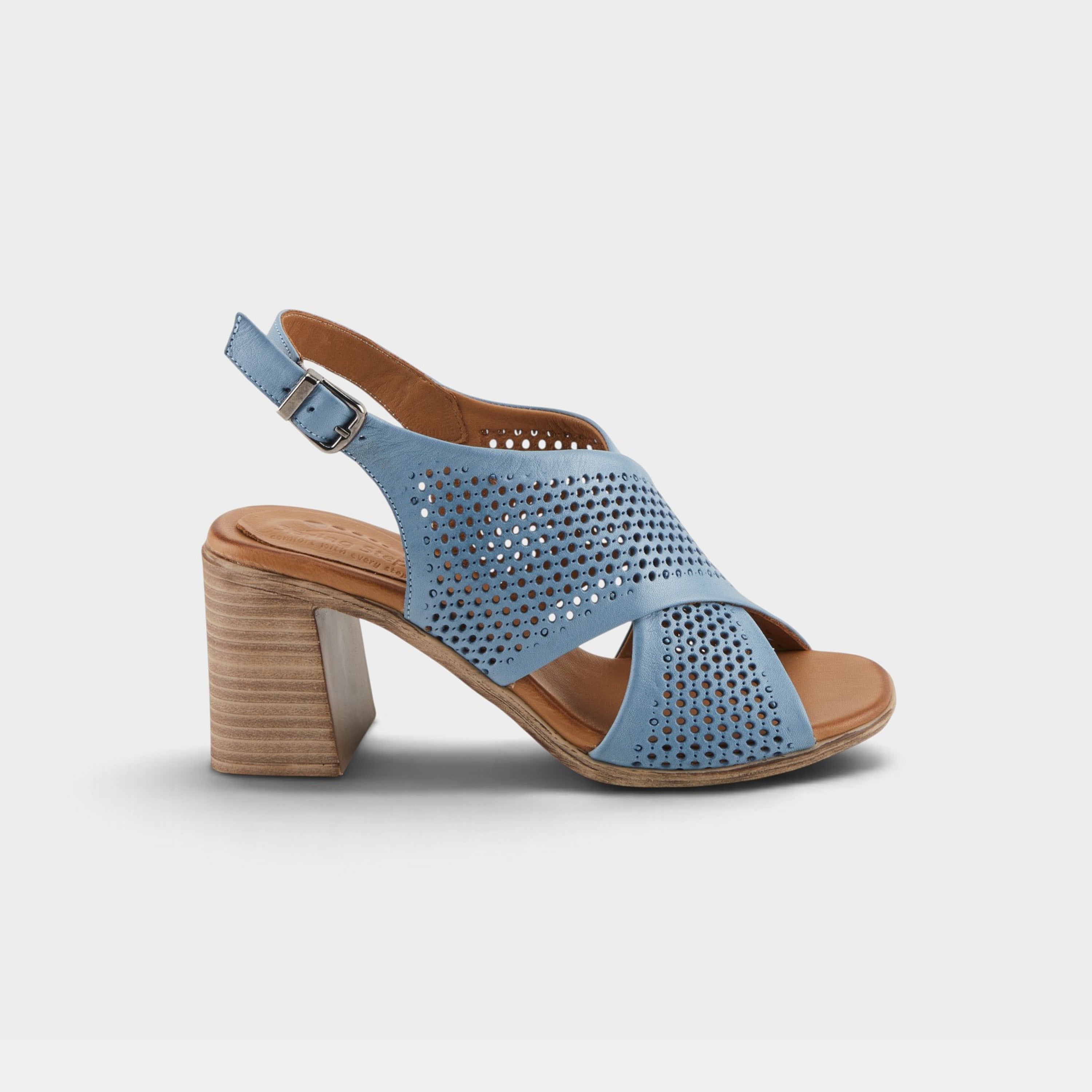 Spring Step Luanca Blue Sandal