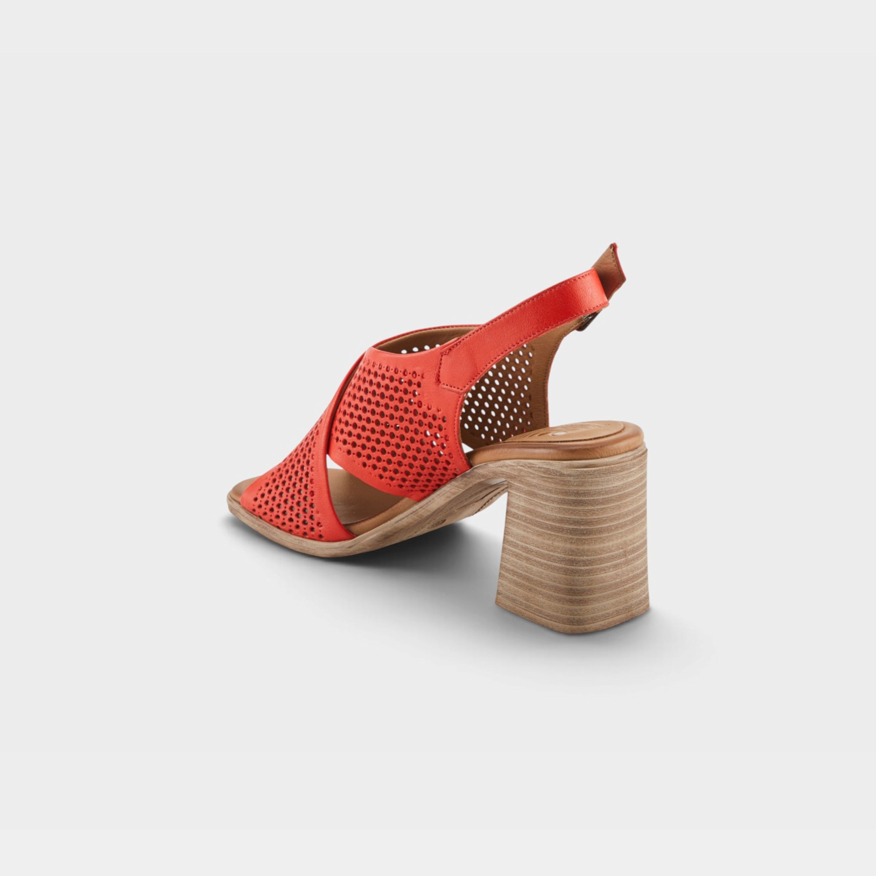 Spring Step Luanca Red Sandal