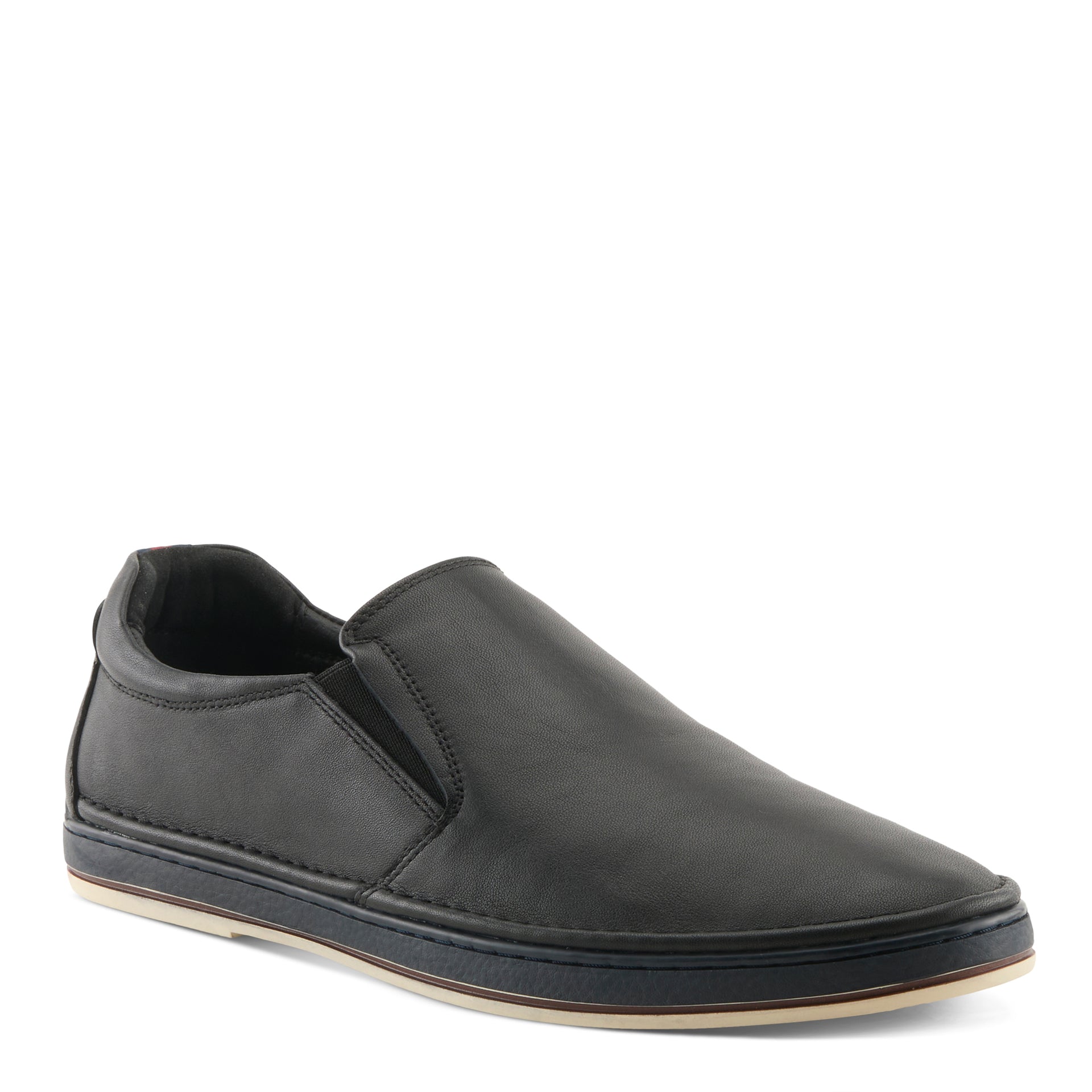 SPRING STEP MEN LUGANO SLIP-ON SHOE - BLACK / EU 40 / US 7-7.5 SPRING STEP MEN LUGANO SLIP-ON SHOE - BLACK / EU 40 / US 7-7.5