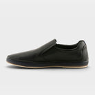 Spring Step Men Lugano Black Slip-On Shoe
