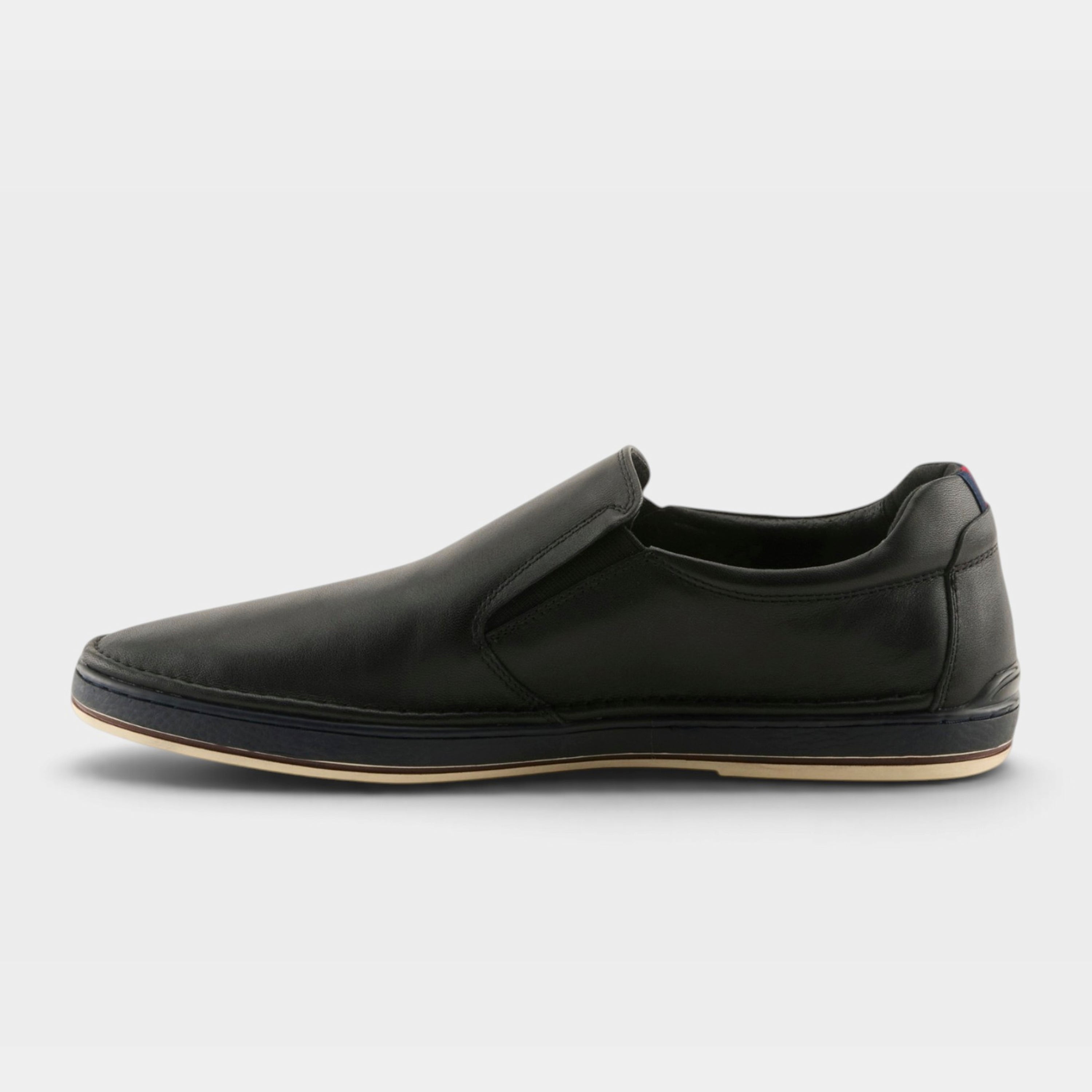 Spring Step Men Lugano Black Slip-On Shoe
