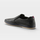 Spring Step Men Lugano Black Slip-On Shoe
