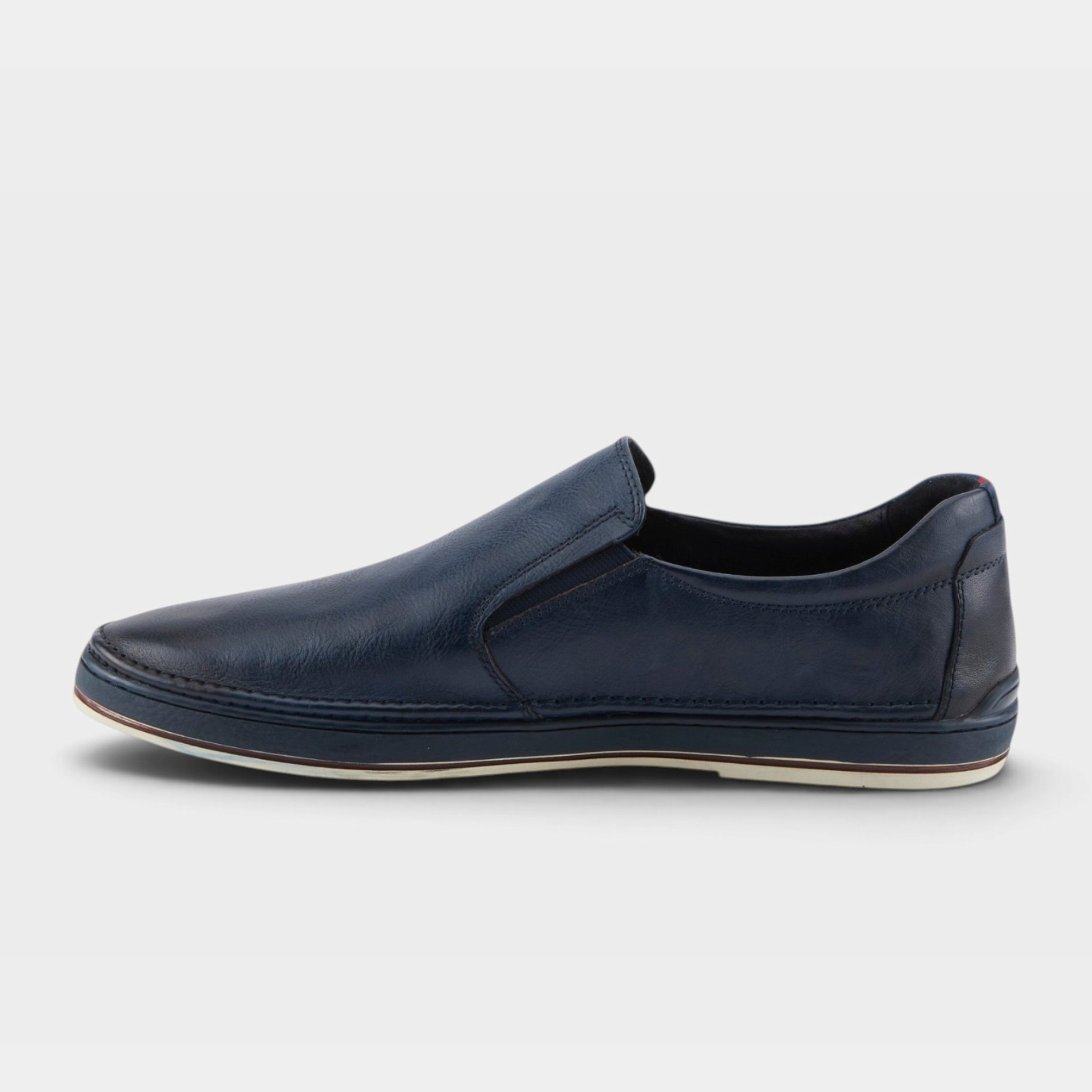 Spring Step Men Lugano Navy Slip-On Shoe