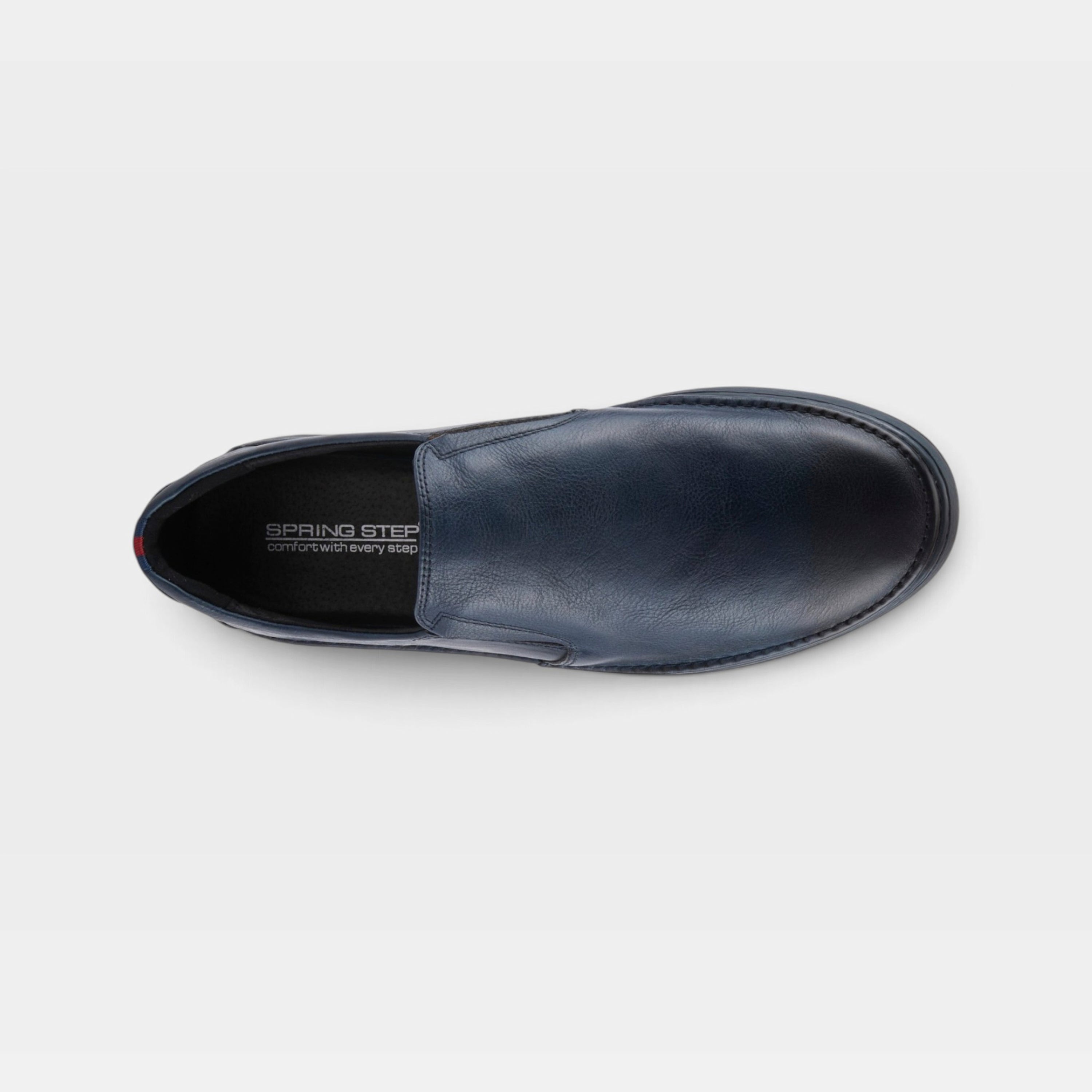 Spring Step Men Lugano Navy Slip-On Shoe