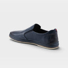 Spring Step Men Lugano Navy Slip-On Shoe