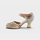 L'Artiste Luxe shoes in Beige Multi, side view