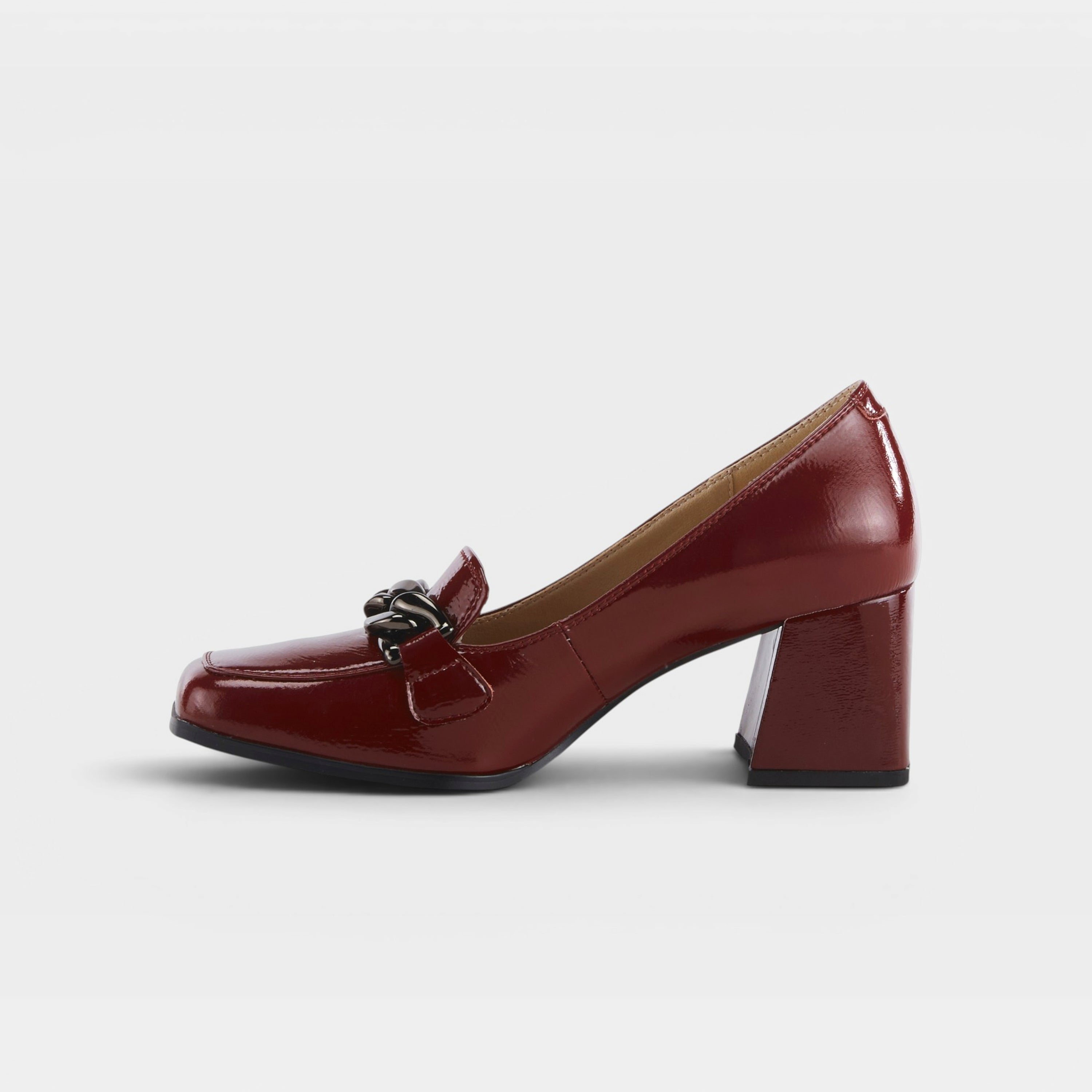 Azura Luzish Burgundy Patent Shoe