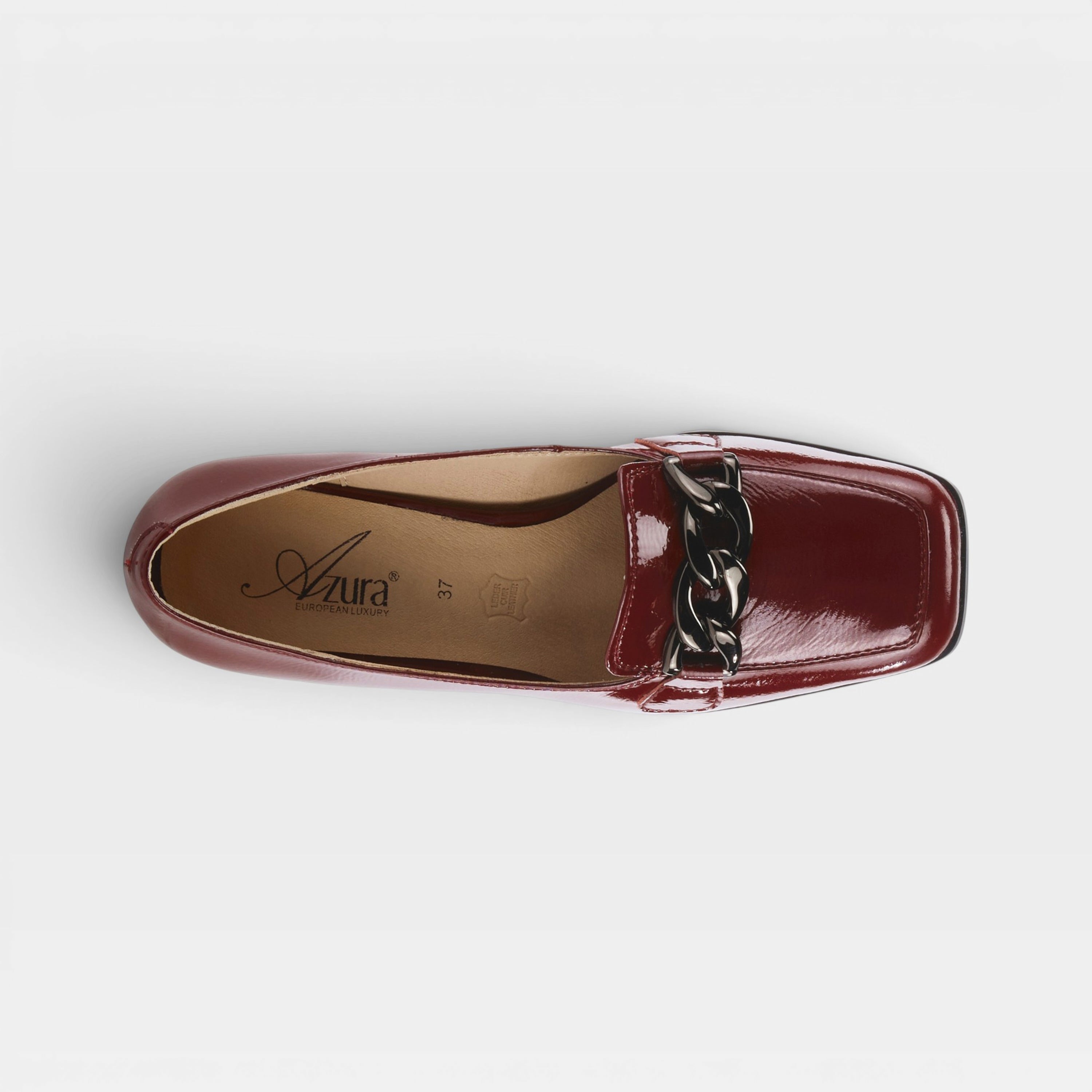 Azura Luzish Burgundy Patent Shoe
