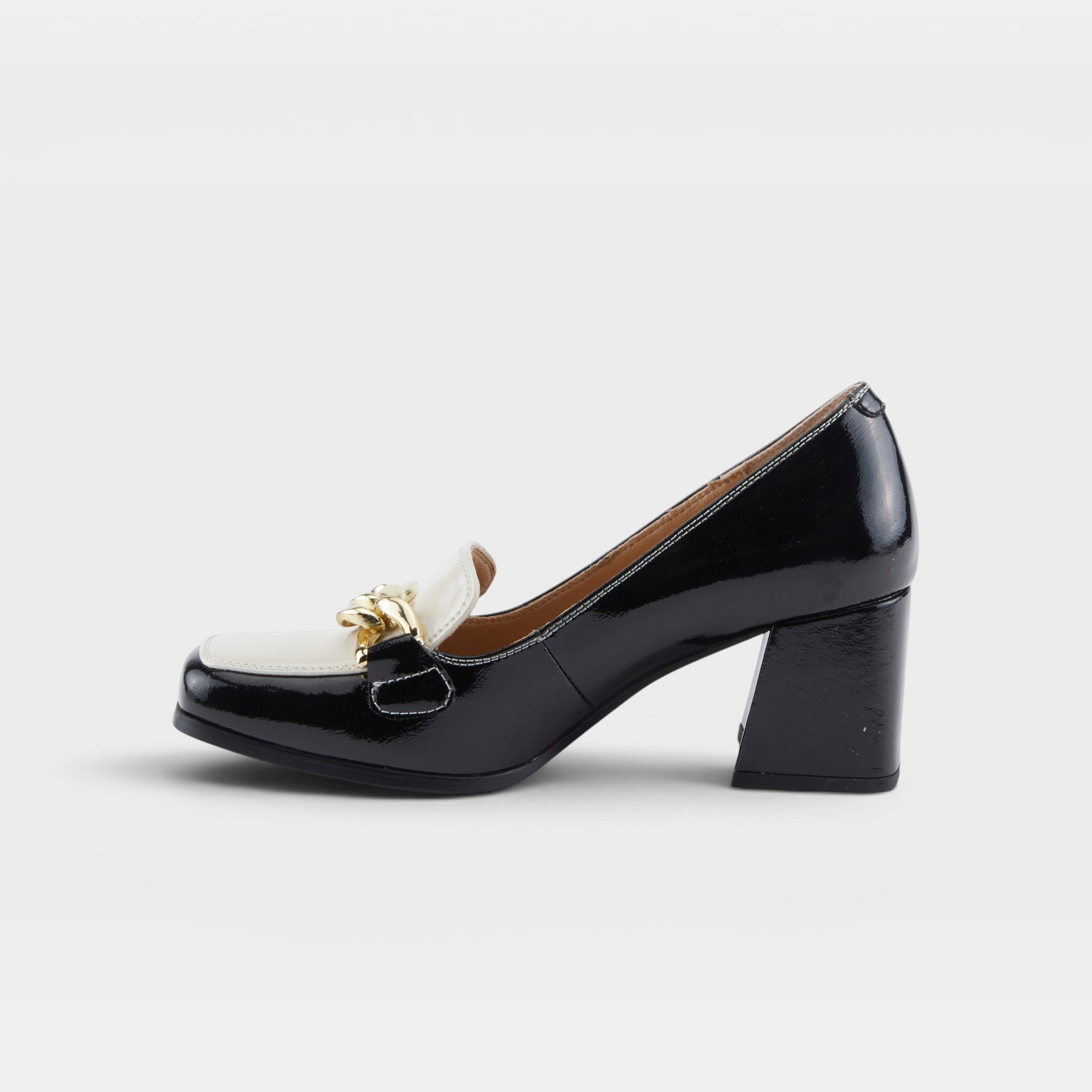 Azura Luzish Black Multi Patent Shoe