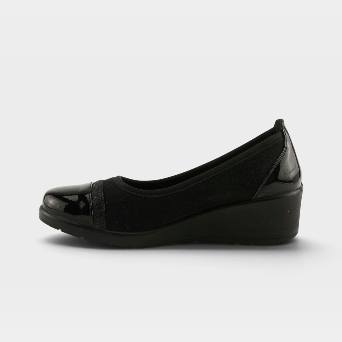Flexus Macadi Black Shoe