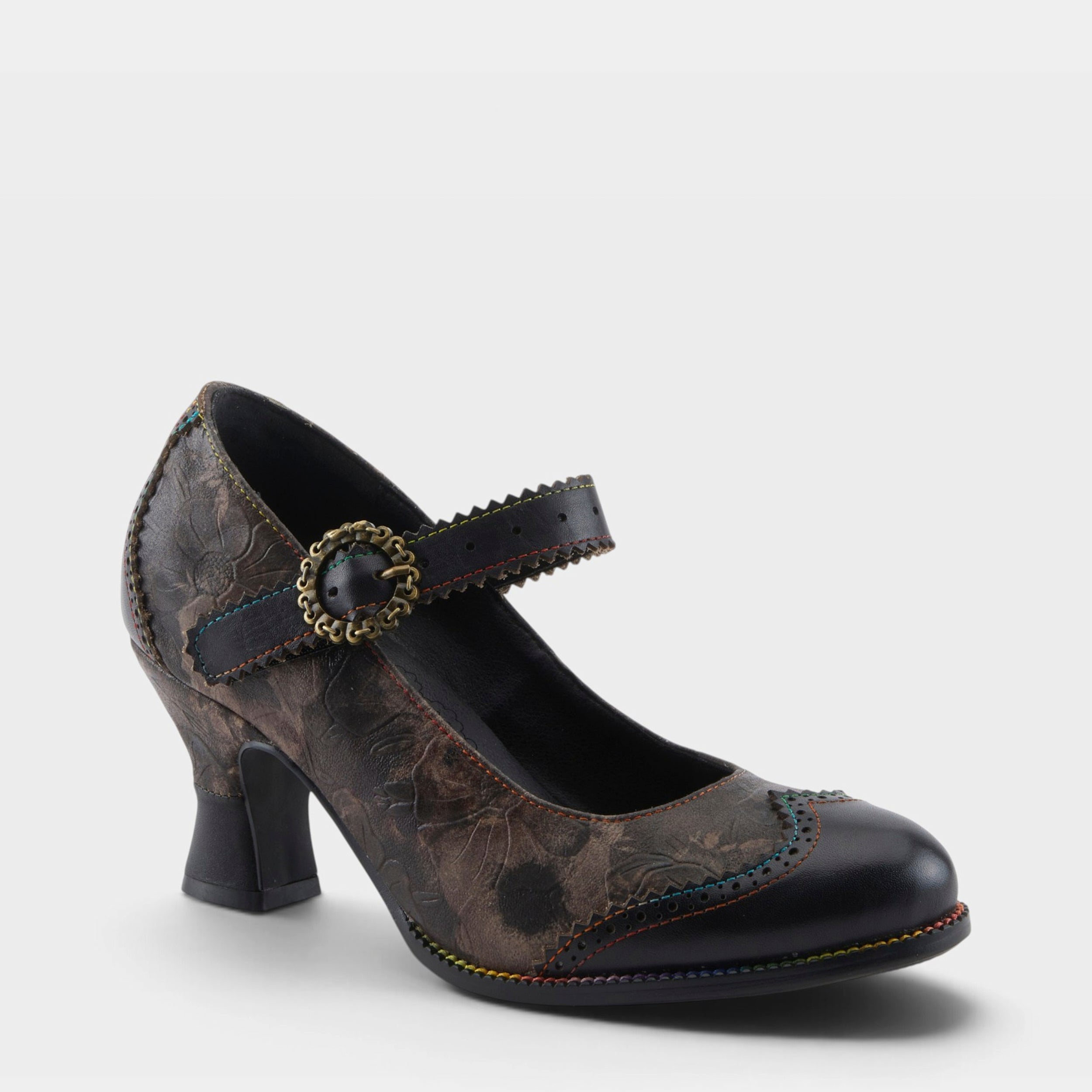 L'Artiste Macias-Fleur heel Shoes for women - Spring Step Shoes