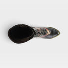 L'Artiste Malagie-Croco boots in Black Multi, top view