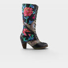 L'Artiste Malagie-Rose boots in Navy Multi, hero view