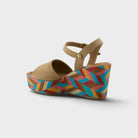 Spring Step Maliq Beige Suede Sandal