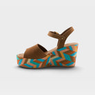 Spring Step Maliq Brown Suede Sandal