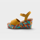Spring Step Maliq Yellow Suede Sandal