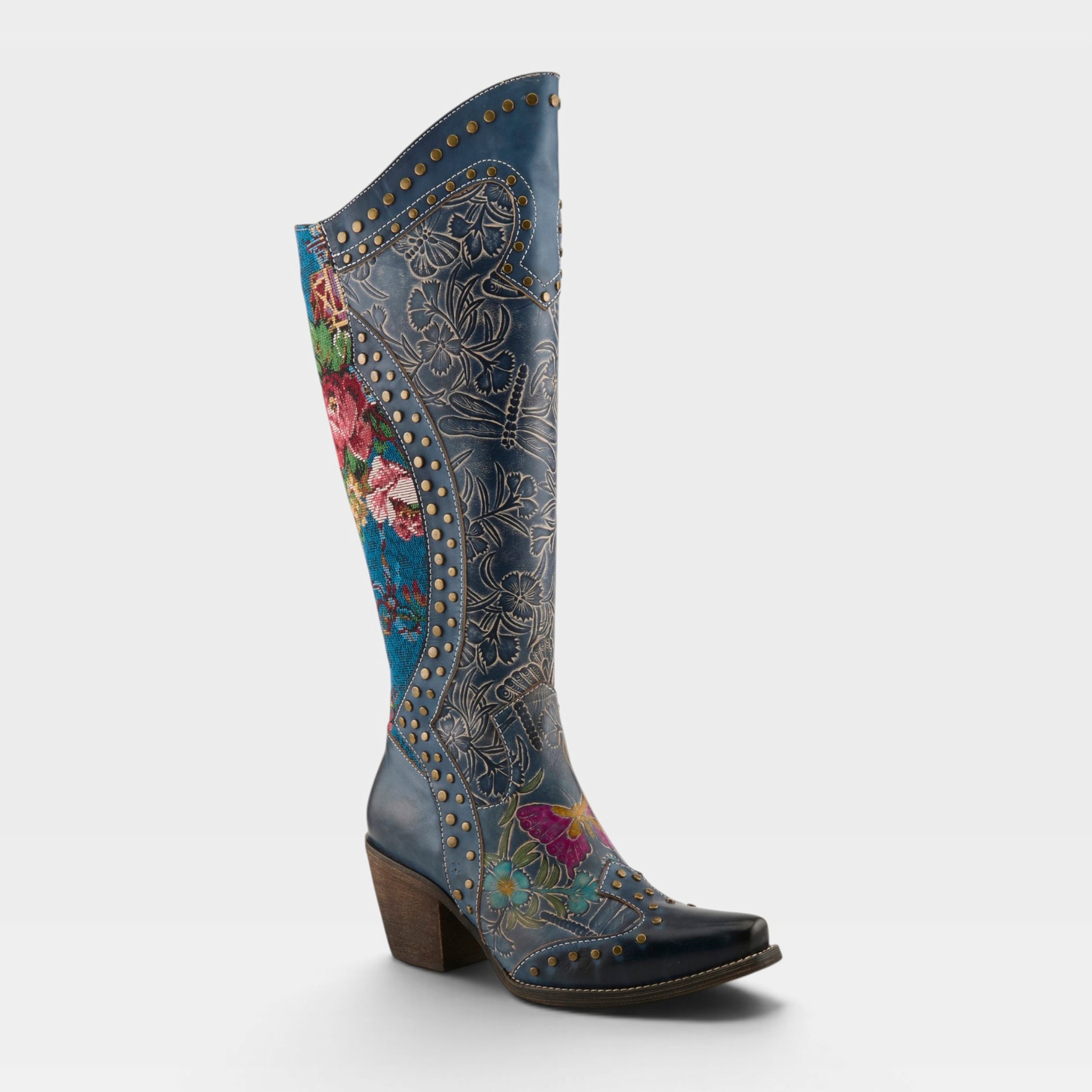YELLOMERCURIOSHORTBOOTS 2XL 完売品　美品 Mallorie Cowboy Knee High Western Boots - Spring Step Shoes