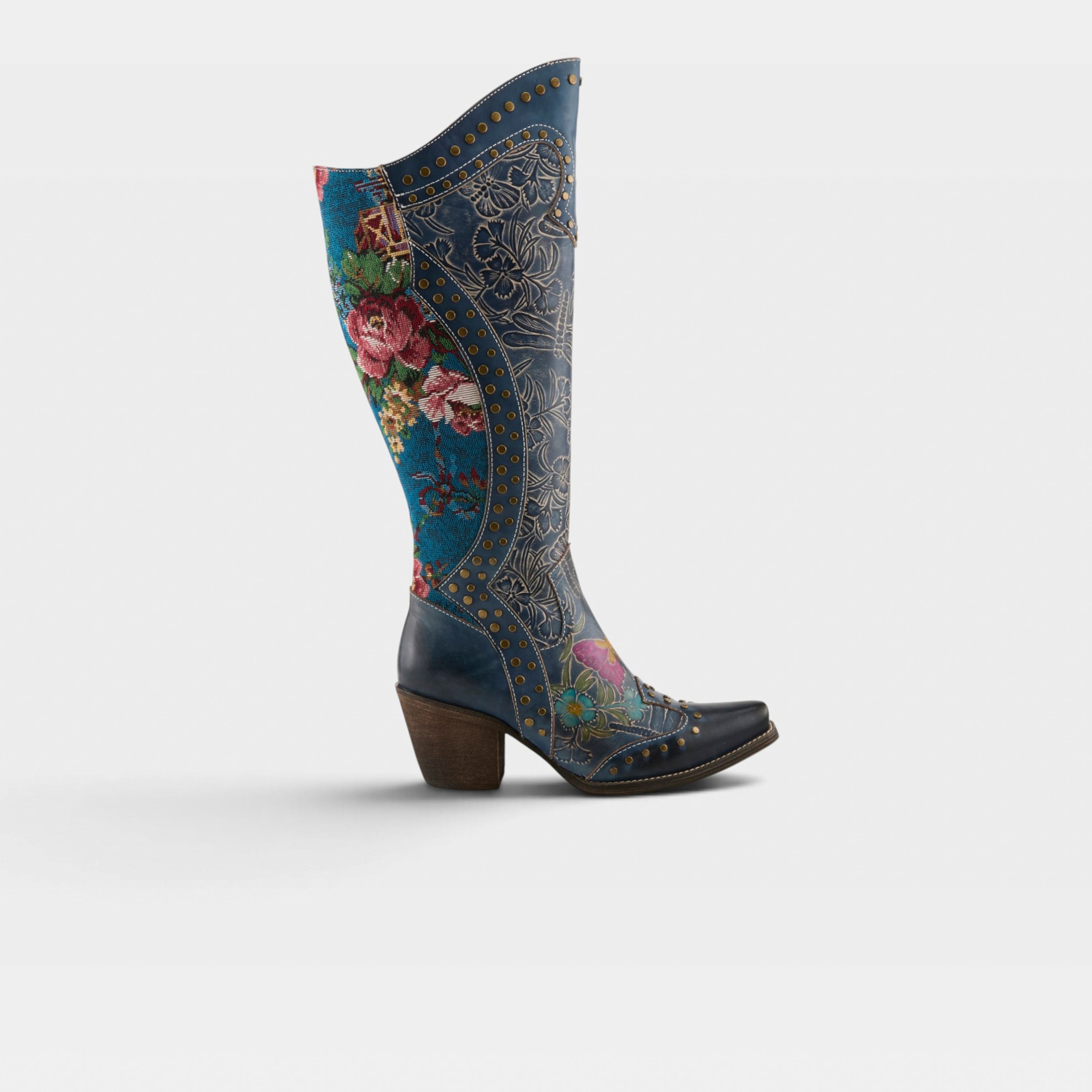 YELLOMERCURIOSHORTBOOTS 2XL 完売品　美品 Mallorie Cowboy Knee High Western Boots - Spring Step Shoes