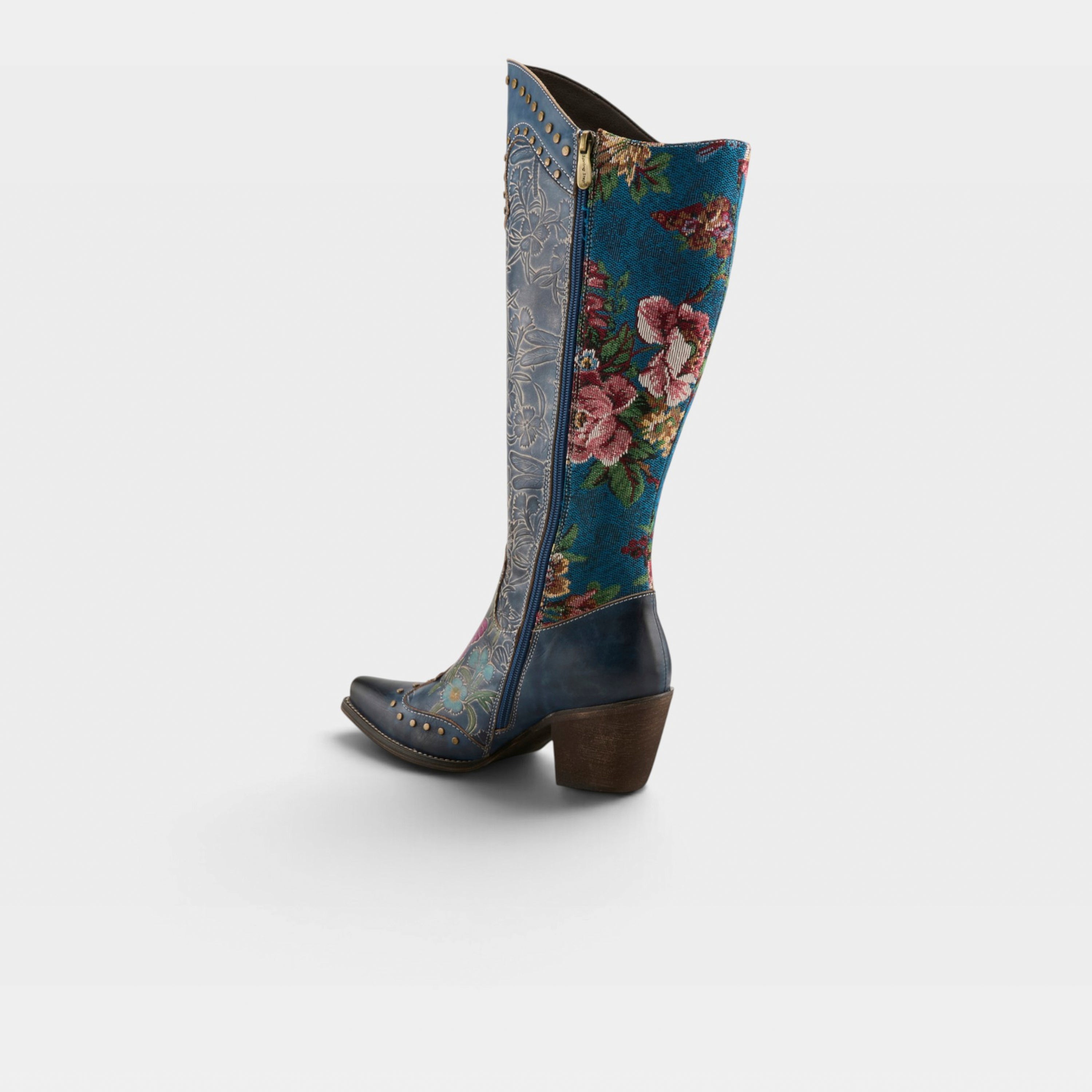 Mallorie Cowboy Knee High Western Boots - Spring Step Shoes