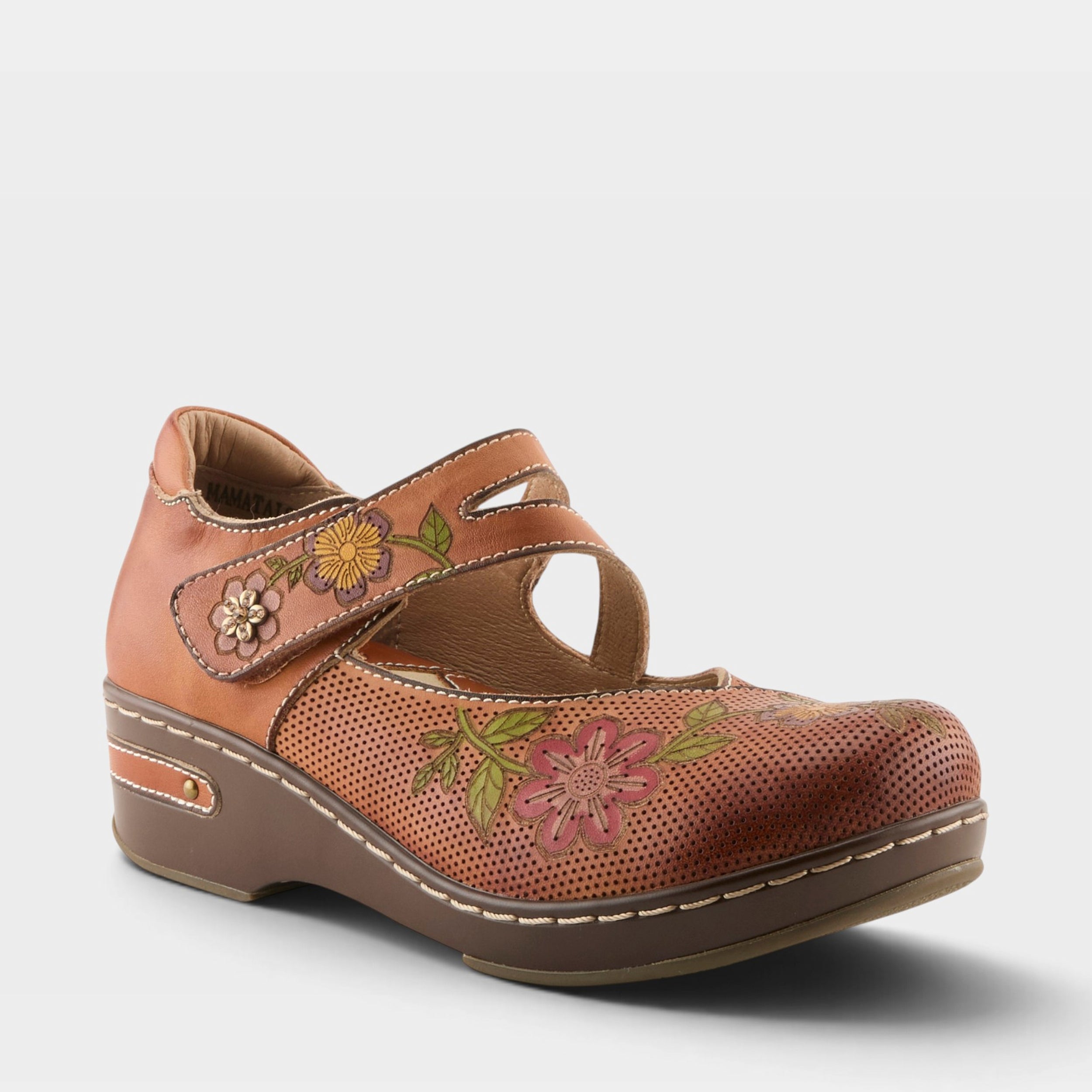 ローズマリー　マナビス Stylish Mamataish Clogs with Strap for Women - Spring Step Shoes