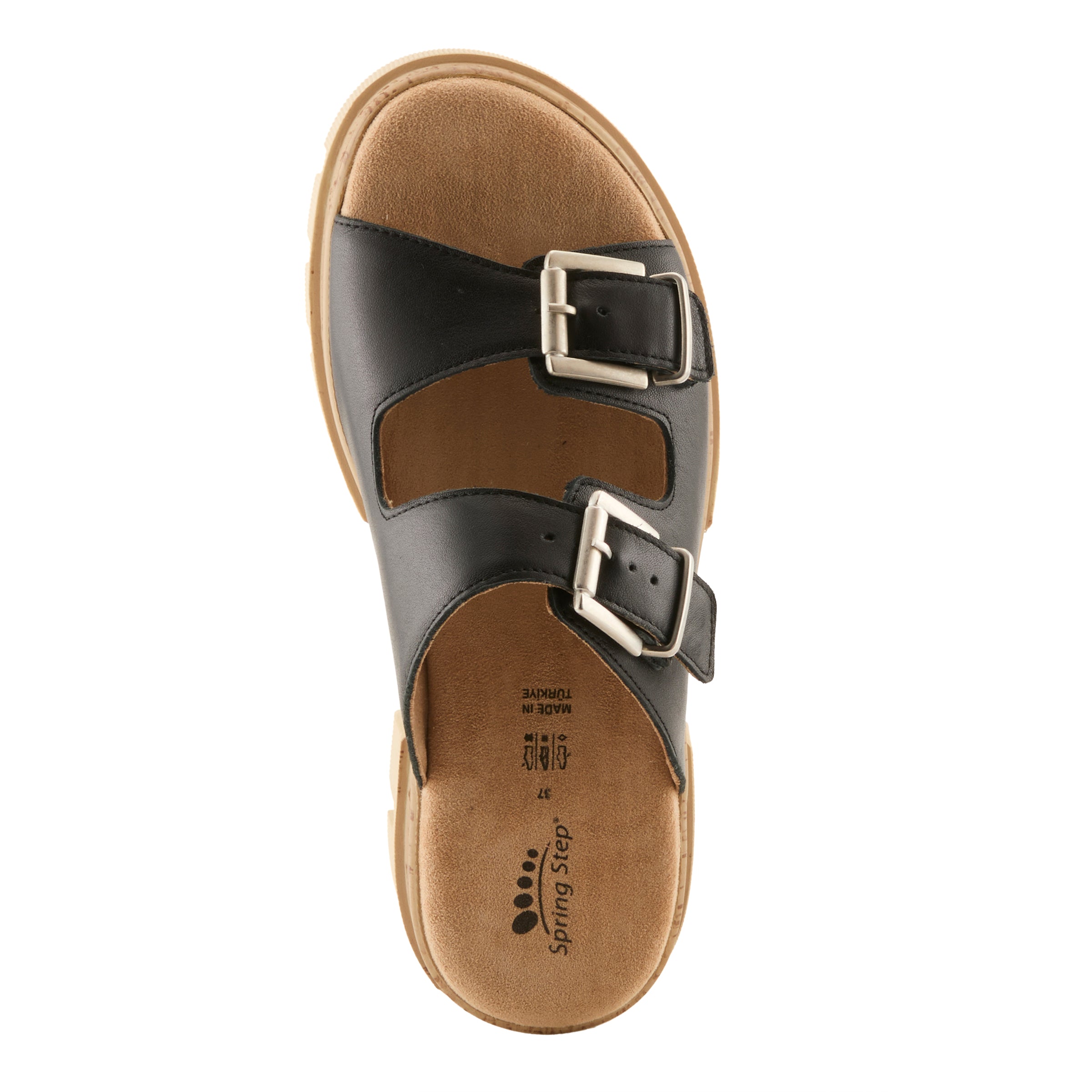 Spring Step SPRING STEP MARBELLO SANDALS sandal in black with comfortable everyday design