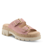 Spring Step SPRING STEP MARBELLO SANDALS sandal in pink suede with comfortable everyday design