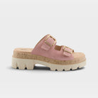 Spring Step Marbello Pink Suede Sandal