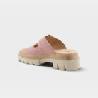 Spring Step Marbello Pink Suede Sandal