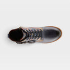 L'Artiste Martinela boots in Blue Multi, top view