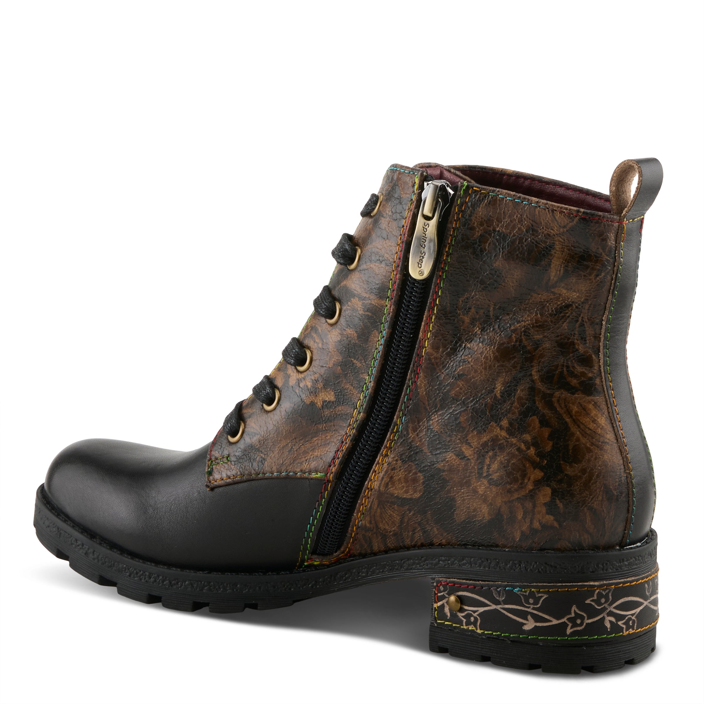 Martinela Boots: Floral Leather Lace-Up for Fall 2025