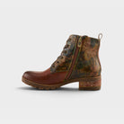 L'Artiste Martinela boots in Brown Multi, side view