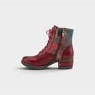 L'Artiste Marty boots in Red, side view