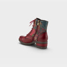L'Artiste Marty boots in Red, alternate angle view