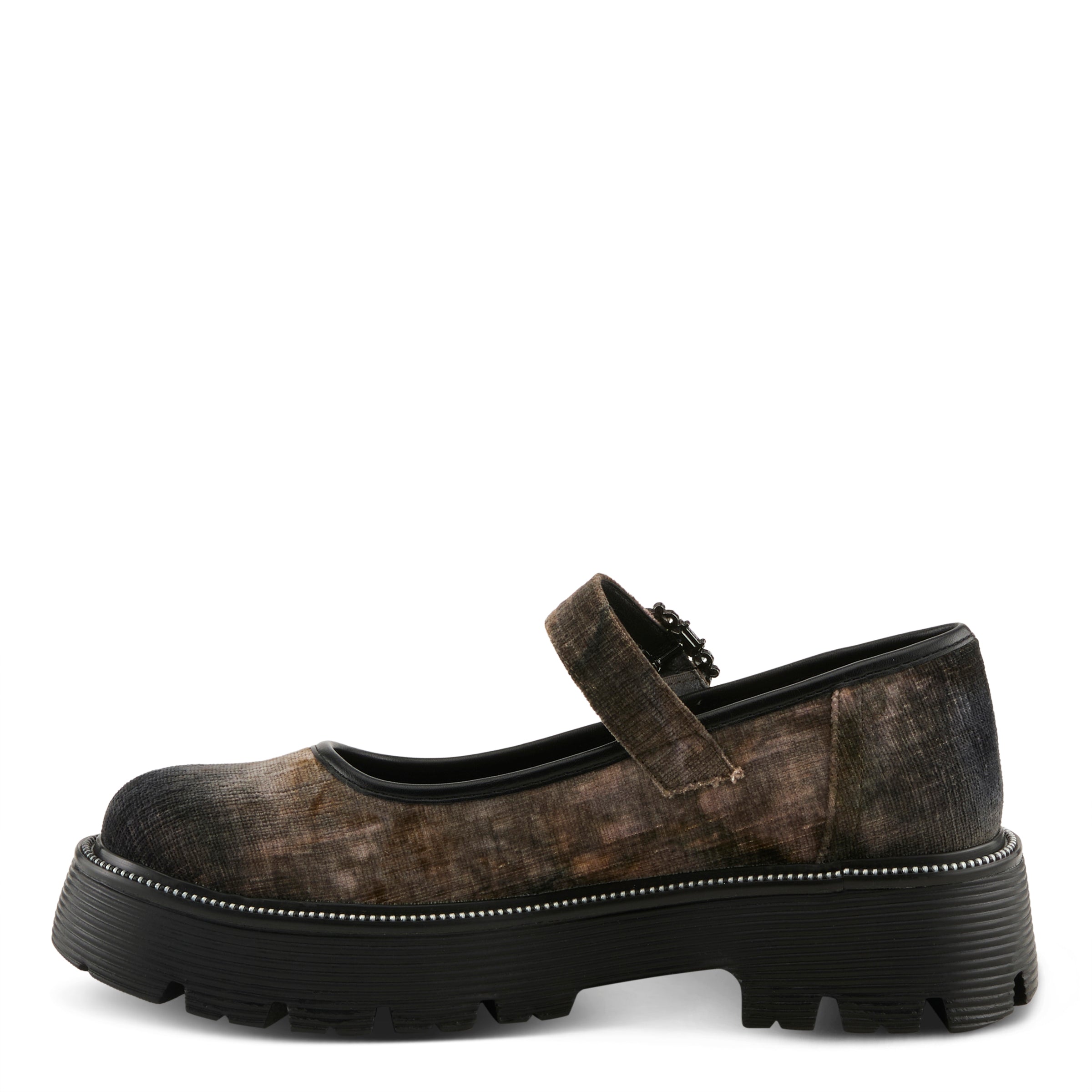 Mary Jane Platform & Chunky Velvet Shoes – Spring Step Shoes