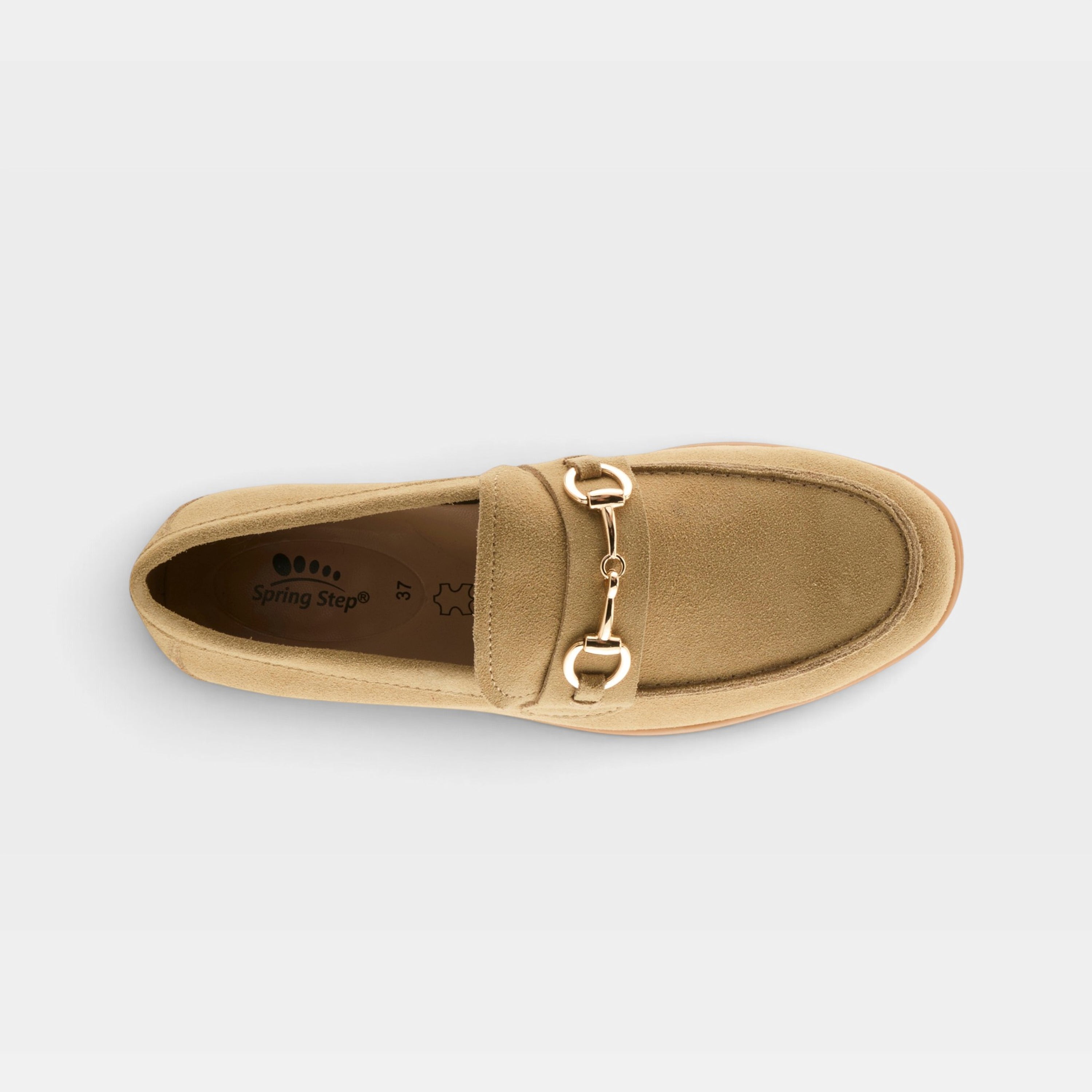 Spring Step Maryln Beige Suede Casual Shoe