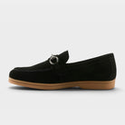 Spring Step Maryln Black Suede Casual Shoe