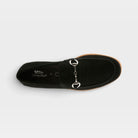 Spring Step Maryln Black Suede Casual Shoe