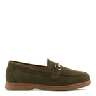 OLIVE SUEDE