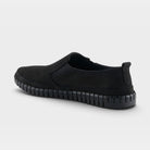 Spring Step Men Mateo Black Nubuck Slip-On Shoe