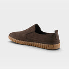 Spring Step Men Mateo Brown Nubuck Slip-On Shoe