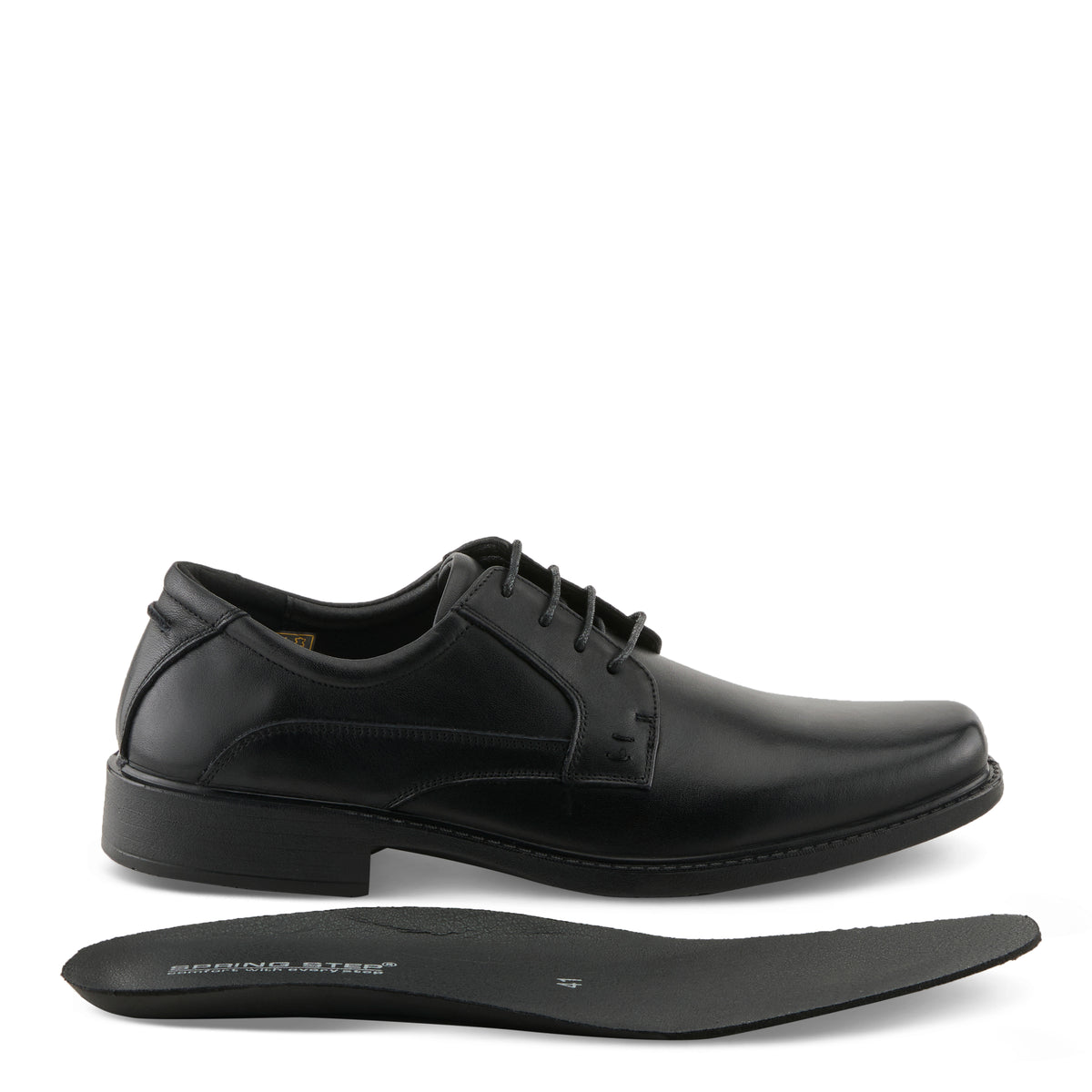 Spring Step Spring Step Men MATT Shoes shoe in black with comfortable everyday design