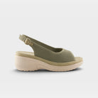 Flexus Mayberry Olive Green Sandal