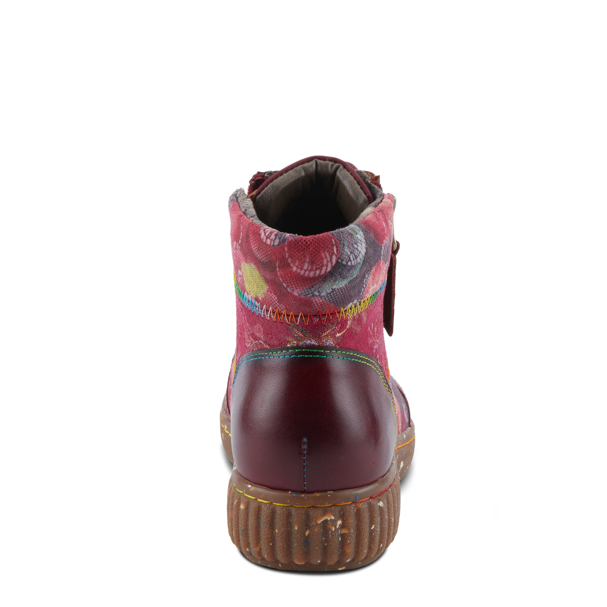 L'Artiste L'ARTISTE MAYLAH BOOTS boot in charcoal multi with handcrafted leather design