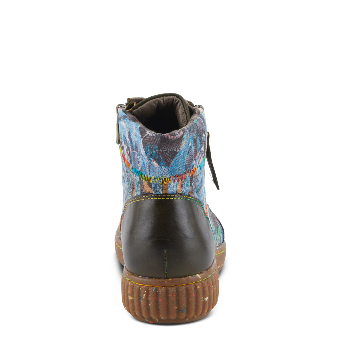 L'Artiste L'ARTISTE MAYLAH BOOTS boot in bordeaux multi with handcrafted leather design